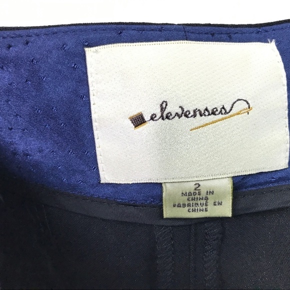 Anthropologie Elevenses Pleated Shorts Sz 2 - Picture 5 of 5